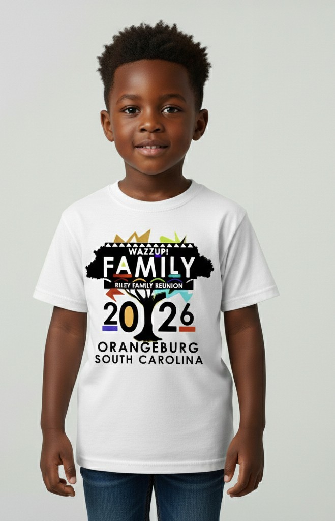 Riley Family Reunion 2026 Official T-Shirt - Model